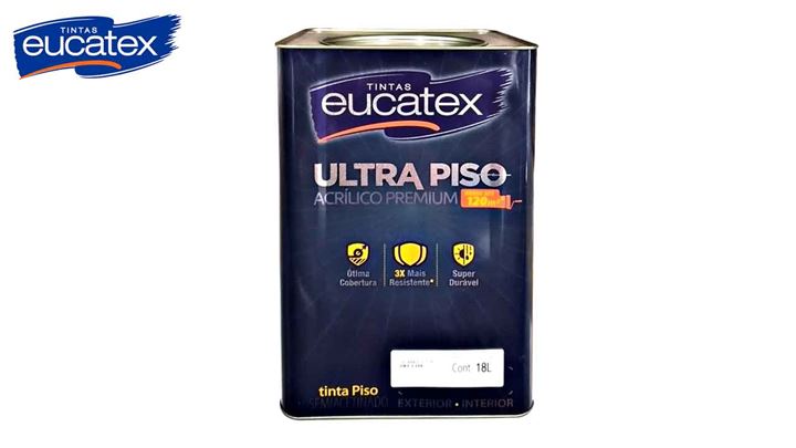 Tinta Super Piso Acr Lico Premium Eucatex Lata Cinza Almeida Distribuidor