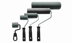 ROLO PARA PINTURA TIGRE ESPUMA CINZA 04CM COM CABO 1340