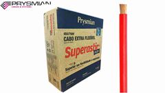 CABO FLEXÍVEL SUPERASTIC 6MM² PRETO 450/750V ROLO COM 100 METROS