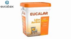 TINTA LÁTEX ACRÍLICO EUCATEX EUCALAR FOSCO BALDE 18L BRANCO