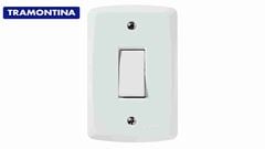TRAMONTINA LINHA LUX2 1 INTERRUPTOR BIPOLAR 10A