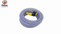 MANGUEIRA PARA JARDIM PLASTMAN TRANÇADA CRISTAL 30M
