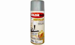 TINTA SPRAY COLORGIN METALLIK PRATA 350ML/235G