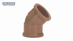 JOELHO 45 SOLDAVEL CORR PLASTIK DN25