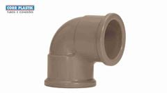 JOELHO 90 SOLDAVEL CORR PLASTIK DN25