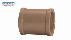 LUVA SOLDAVEL CORR PLASTIK  DN25