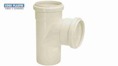 TÊ ESGOTO CORR PLASTIK  DN 40