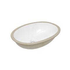 CUBA DE EMBUTIR DE LOUÇA DECA OVAL BRANCO 49X36,5MM