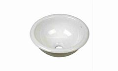 CUBA DE EMBUTIR/SOBREPOR DE LOUÇA DECA REDONDA 31X31 BRANCO