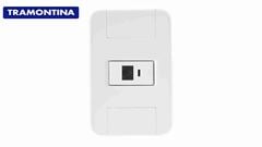TRAMONTINA LINHA TABLET 1 TOMADA RJ45