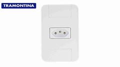 TRAMONTINA LINHA TABLET 1 TOMADA 2P+T 20A