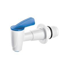TORNEIRA HERC PARA FILTRO GELAGUA BRANCA COM ALAVANCA MANUAL AZUL  AUTO SERVIÇO