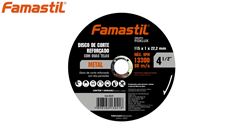 DISCO DE CORTE FAMASTIL METAL 4.1/2X3/64 X7/8 -115MM X1,0MM X 22,2 MM