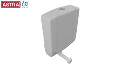 CAIXA DE DESCARGA BAIXA CINZA DE ATÉ 6 LPF COM DUPLO ACIONAMENTO ASTRA