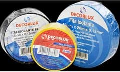 FITA ISOLANTE DECORLUX BRANCO 18MM X 05M 