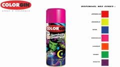 TINTA SPRAY COLORGIN LUMINOSA AZUL 350ML/235G