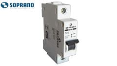DISJUNTOR SOPRANO UNIPOLAR DIN BRANCO C 80A