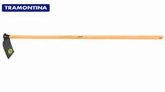 ENXADÃO TRAMONTINA FORJADO LARGO 2.5 EM AÇO COM CABO DE MADEIRA 130CM