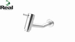 TORNEIRA REAL METAIS PARA LAVATÓRIO PAREDE 1/4V R1020 20CM