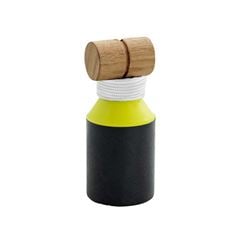 PRUMO DE PAREDE THOMPSON PLÁSTICO PRETO AMARELO 420G