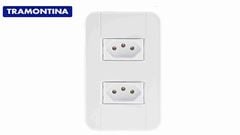 TRAMONTINA LINHA TABLET 2 TOMADAS 2P+T 20A