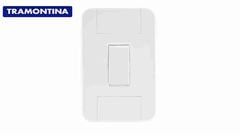 TRAMONTINA LINHA TABLET 1 INTERRUPTOR BIPOLAR 10A