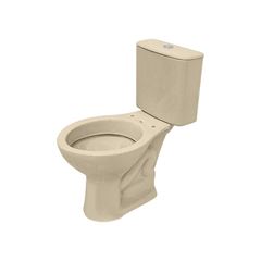 KIT DE BACIA+CAIXA ACOPLADA DECA IZY CREME 6L