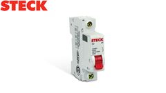 DISJUNTOR STECK UNIPOLAR DIN BRANCO C 63A 