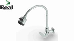 TORNEIRA REAL METAIS PARA COZINHA PAREDE GOURMET 1/4V CROMADO