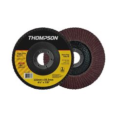 DISCO FLAP THOMPSON 4.1/2X7/8 -115MM X 22,2 GRÃO  40