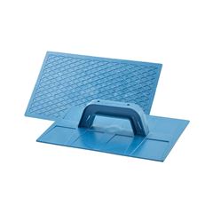 DESEMPENADEIRA DE PLÁSTICO THOMPSON FRISADA AZUL 18CM X 30CM 