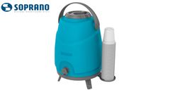 GARRAFA BOTIJÃO TÉRMICO TRIPÉ ASPEN 12L AZUL- SOPRANO