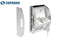 FECHADURA SOPRANO PARA PORTA DE VIDRO PORTA DE CORRER
