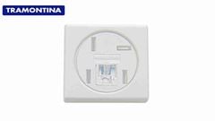 TRAMONTINA LINHA TABLET MÓDULO TOMADA 4 PINOS+RJ11 BRANCO