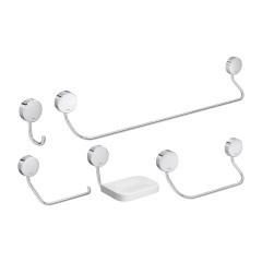 KIT PARA BANHEIRO DECA NET CROMADO C/05 PEÇAS 