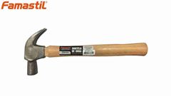 MARTELO FAMASTIL DE UNHA TAMBOREADO COM CABO DE MADEIRA 25MM