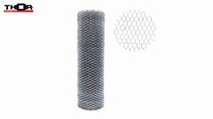 TELA HEXAGONAL GALVANIZADA PARA VIVEIVO THOR 24X1/2X1.0M ROLO C/50M