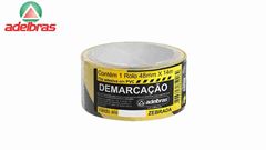 FITA DEMARCAÇÃO ADESIVA ADELBRAS PRETO/AMARELO 48MM X 14M