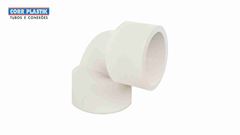 JOELHO 90 AR ROSCÁVEL CORR PLASTIK 3/4