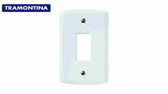 TRAMONTINA LINHA LUX2 PLACA 4X2 1 POSTO VERTICAL
