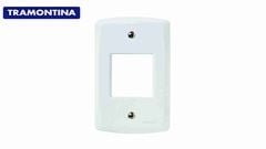 TRAMONTINA LINHA LUX2 PLACA 4X2 2 POSTO JUNTOS
