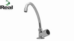 TORNEIRA REAL METAIS PARA COZINHA MESA BICA MÓVEL C40 1168 TAMPA PRETA