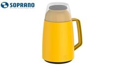 GARRAFA TÉRMICA LÓTUS 500ML AMARELO - SOPRANO