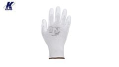 LUVA NYLON PU KALIPSO BRANCA 10-XG