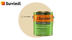 TINTA SUVINIL LÁTEX RENDE E COBRE MUITO FOSCO GALÃO 3,6L MARFIM