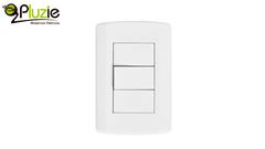 PLUZIE LINHA PLUZI BRANCA 1 INTERRUPTOR PARALELOS 10A