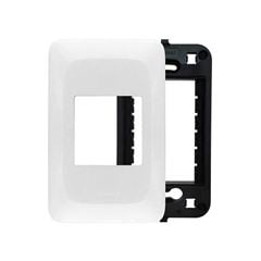 PIAL LINHA POP BR PLACA 4X2 2 POSTO COM SUPORTE