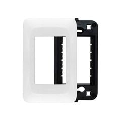 PIAL LINHA POP BR PLACA 4X2 3 POSTO COM SUPORTE