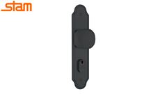 FECHADURA STAM PRETO FOSCO MAÇANETA BOLA 803/02 EXTERNA 