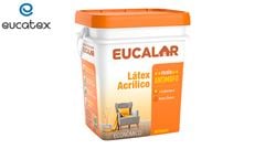 TINTA LÁTEX ACRÍLICO EUCATEX EUCALAR FOSCO BALDE 18L AREIA